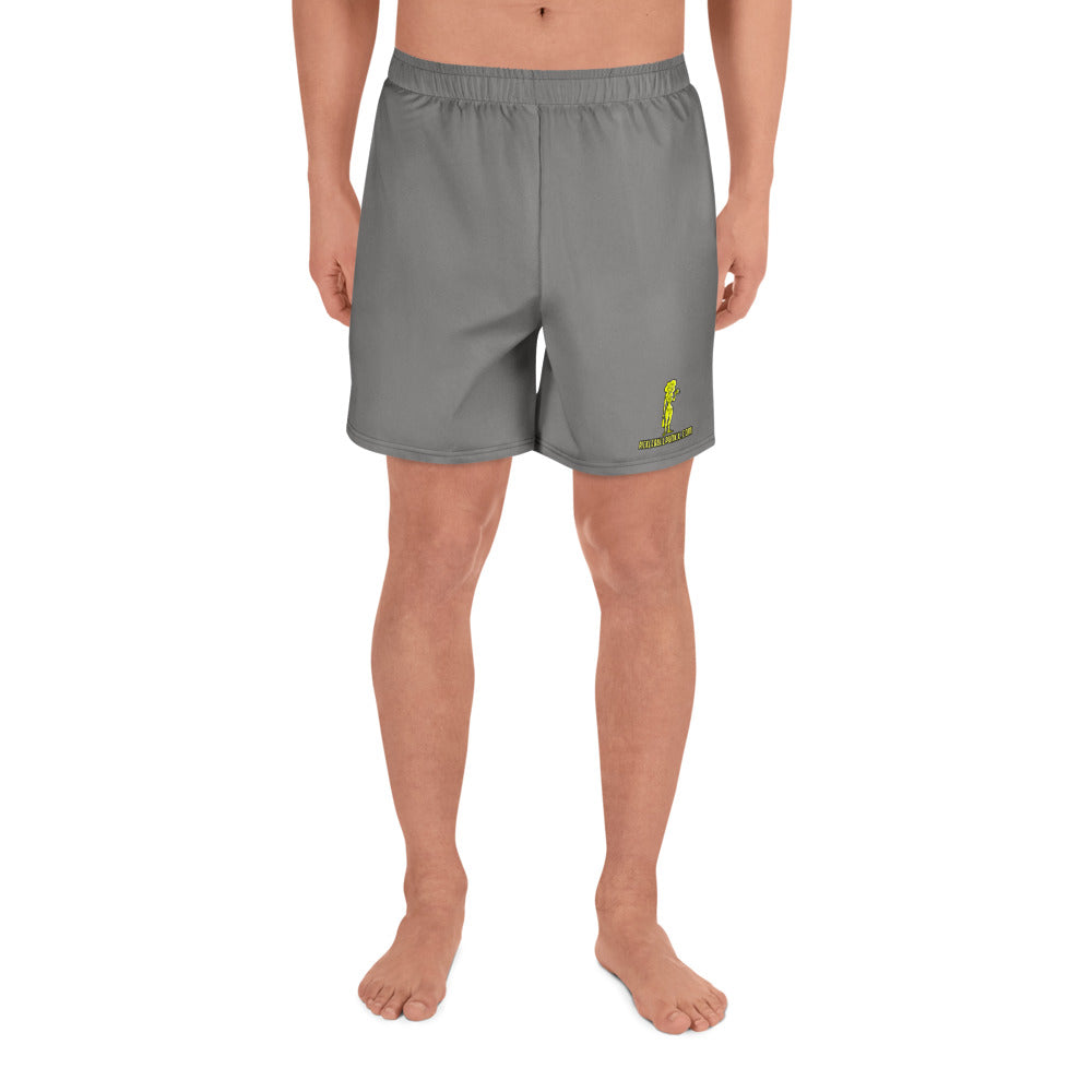 Charlize - Grey Adult Unisex Athletic Long Shorts