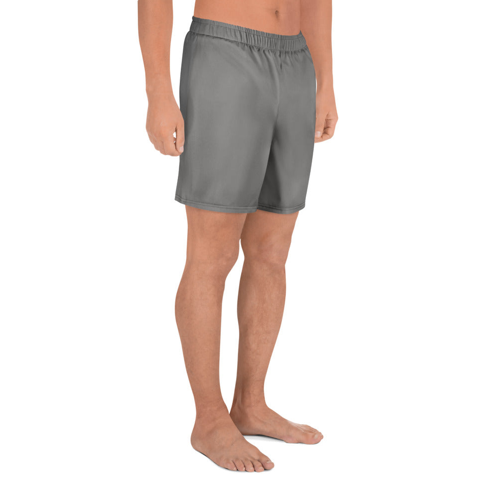 Charlize - Grey Adult Unisex Athletic Long Shorts
