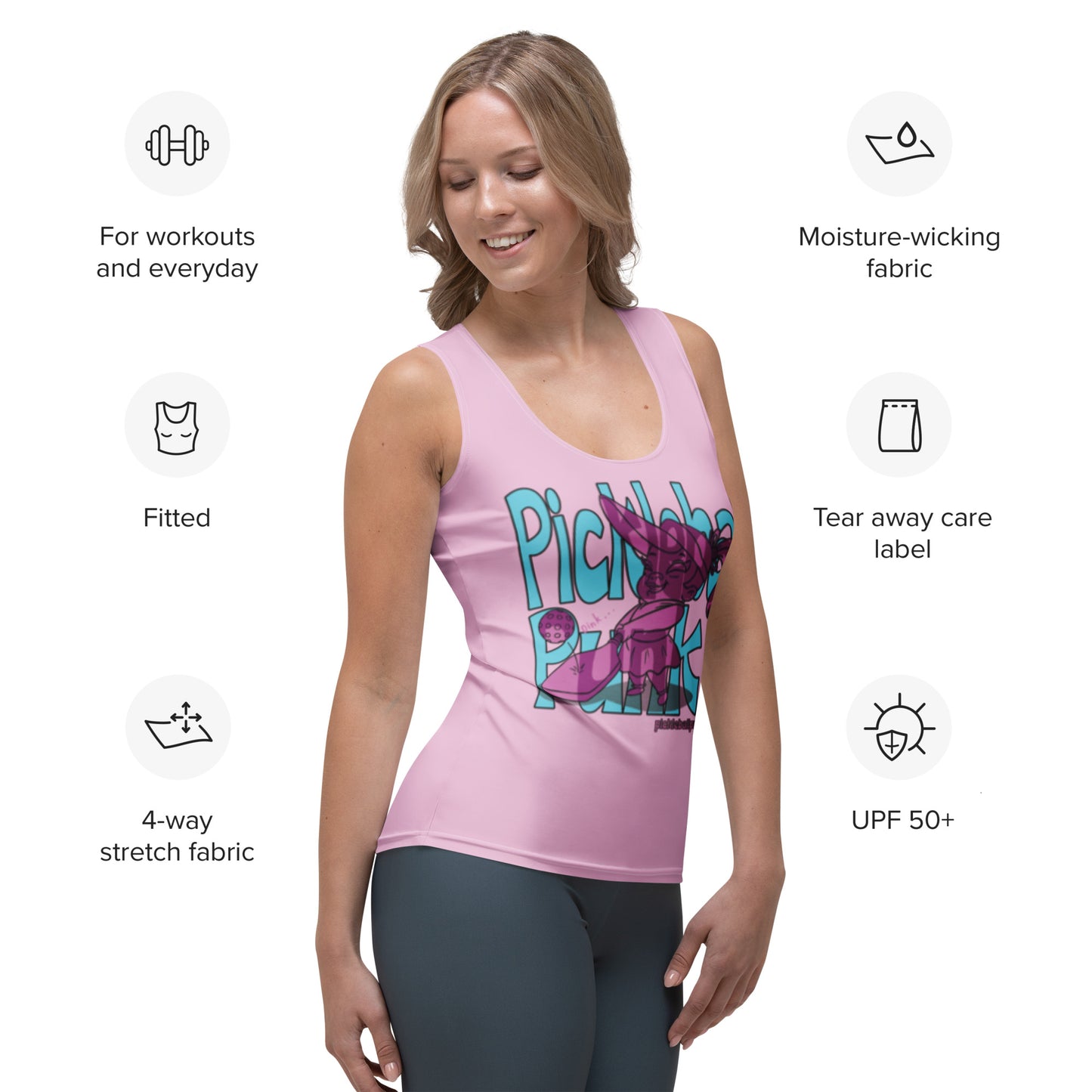 Mikaela Adult Ladies Cut & Sew Tank Top