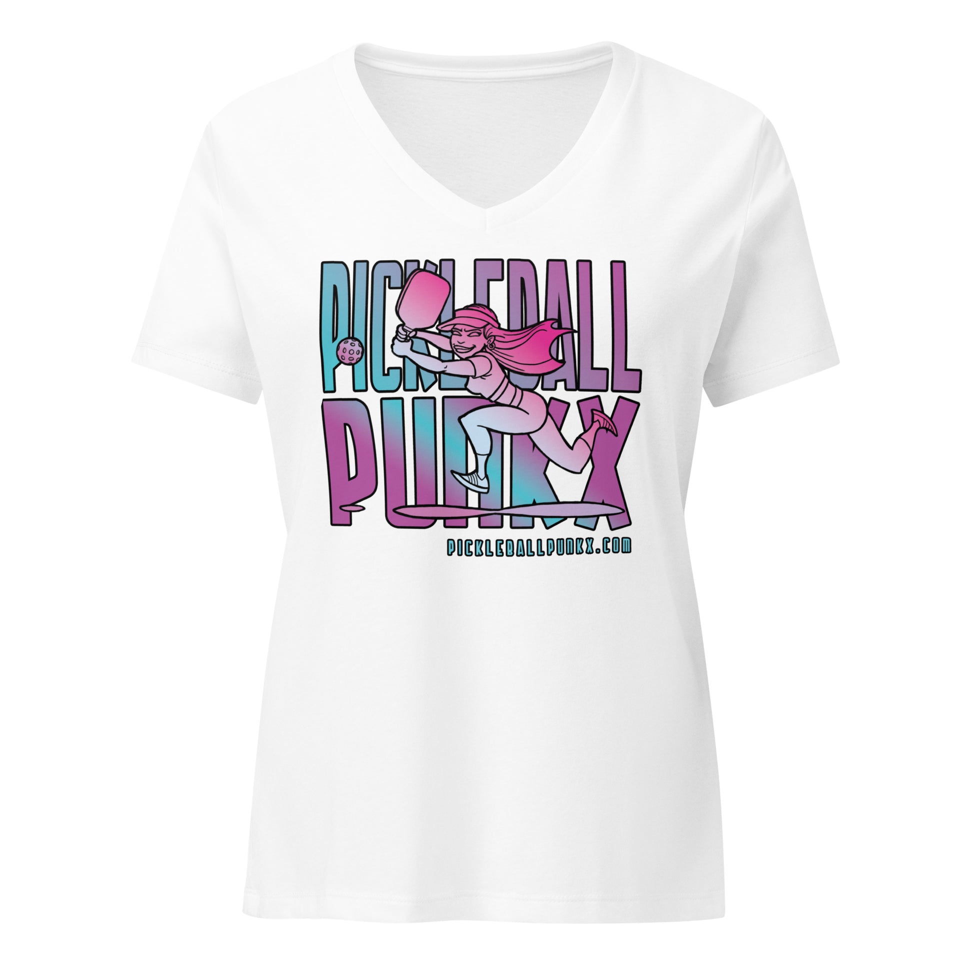 Reyna - Women’s Relaxed V-neck T-shirt