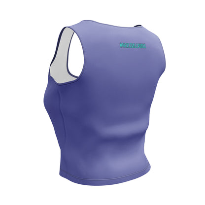 Reyna - Chetwode Blue Crop Top