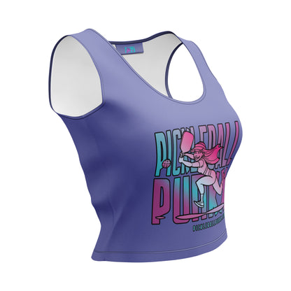 Reyna - Chetwode Blue Crop Top