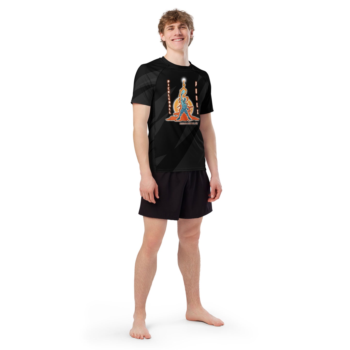 Ryu - Black All-over print men’s rash guard