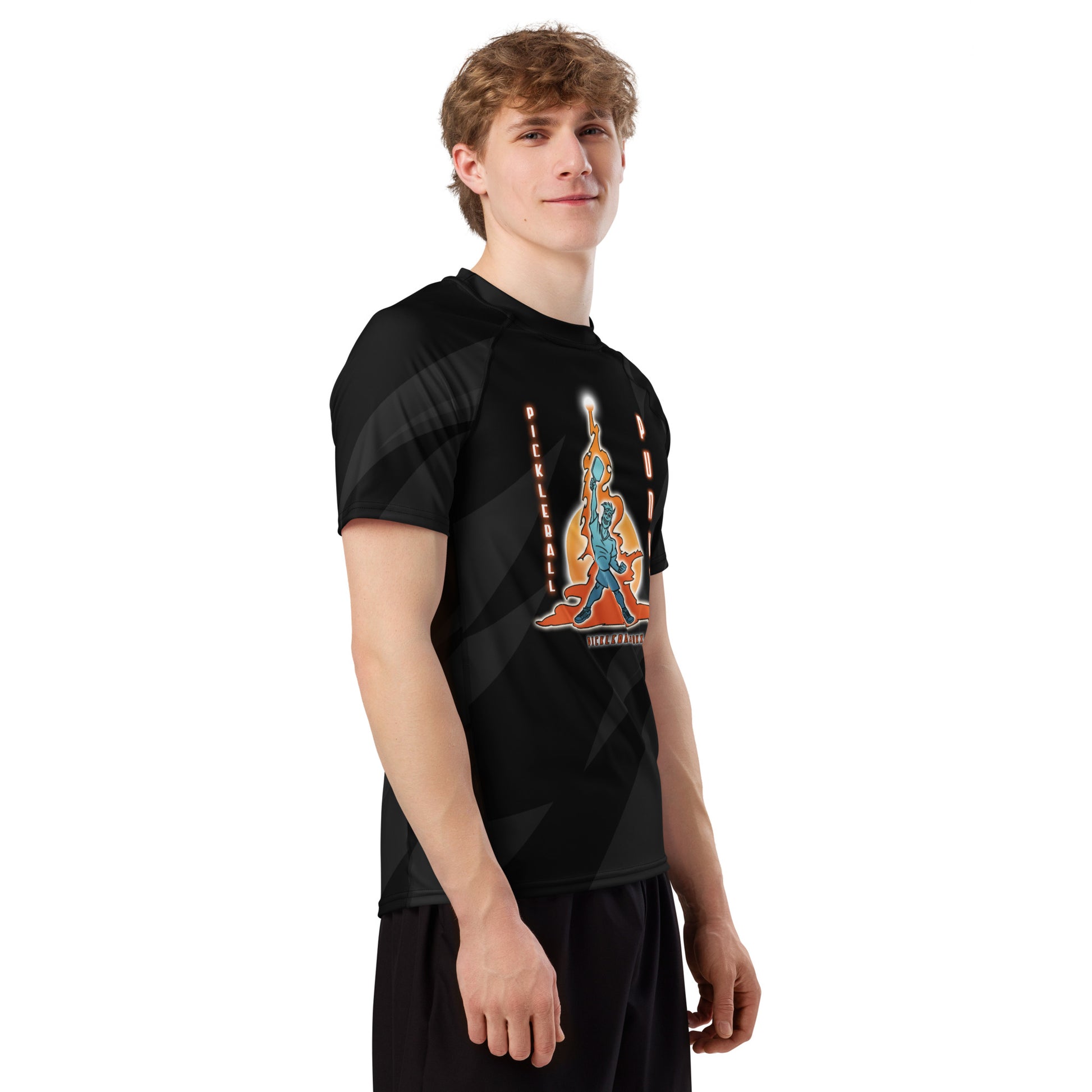 Ryu - Black All-over print men’s rash guard