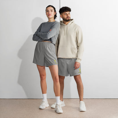 Charlize - Grey Adult Unisex Athletic Long Shorts