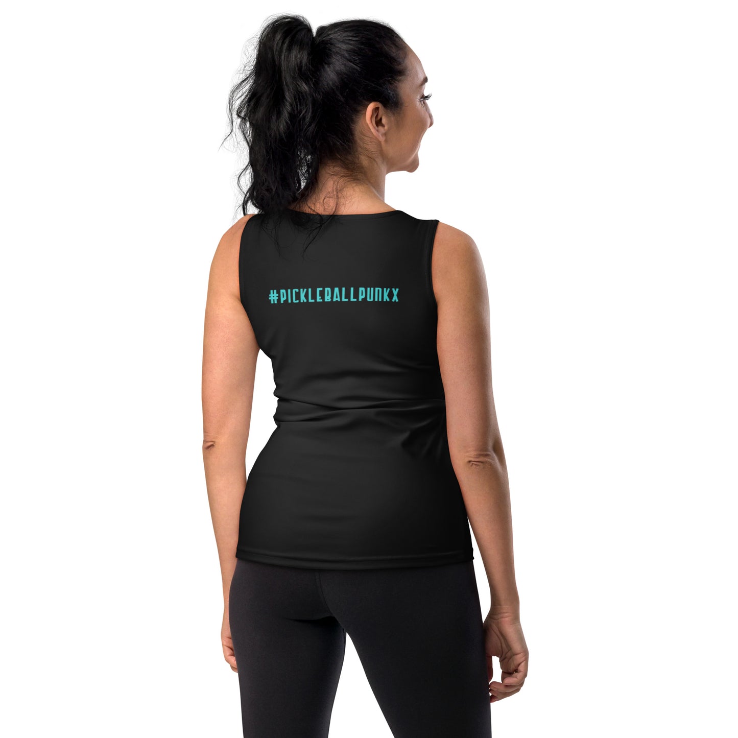 Reyna - Black Sublimation Cut & Sew Tank Top