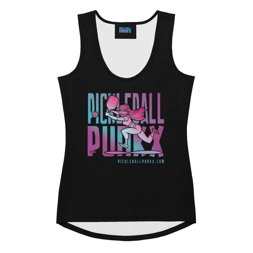 Reyna - Black Sublimation Cut & Sew Tank Top