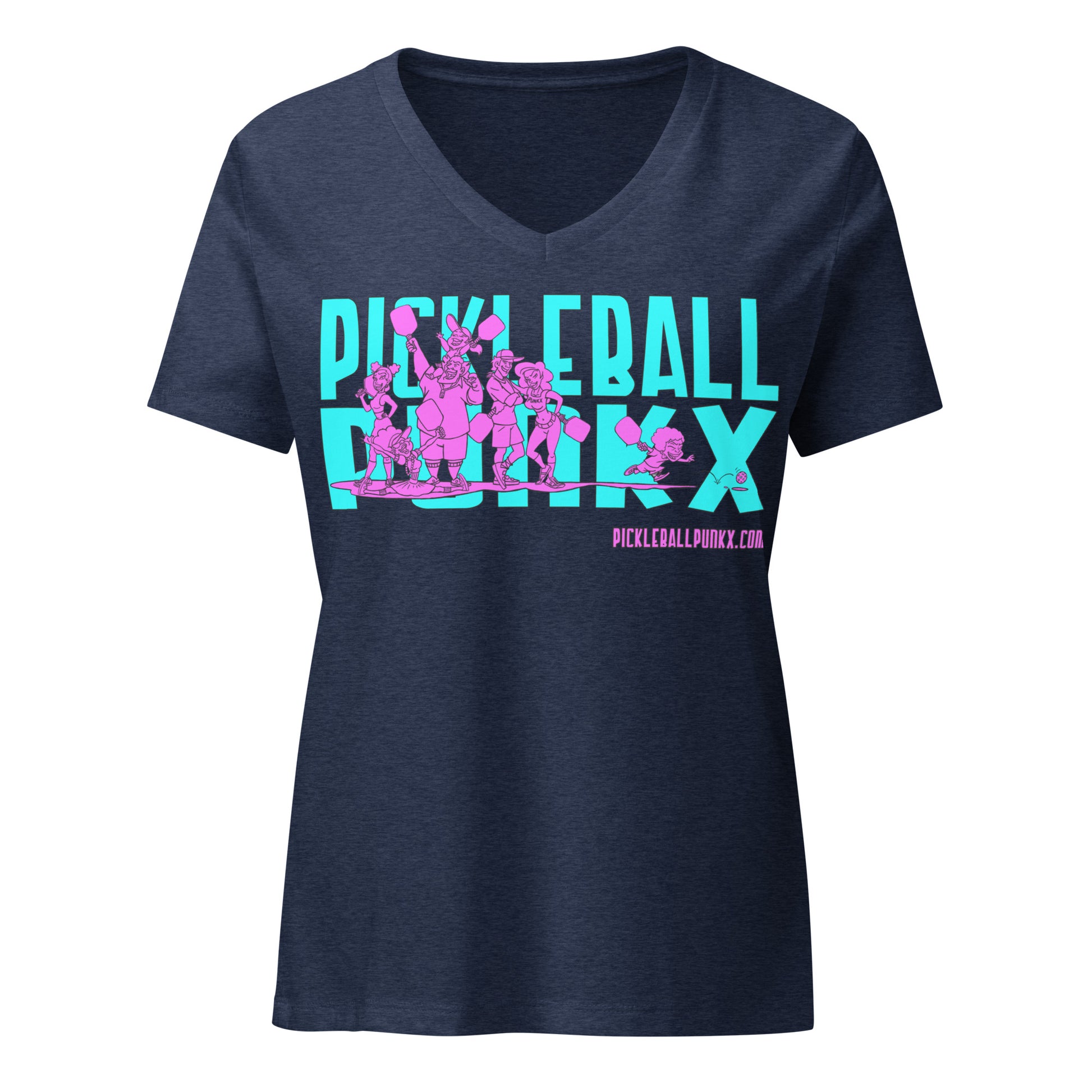 womens-relaxed-v-neck-t-shirt-heather-navy